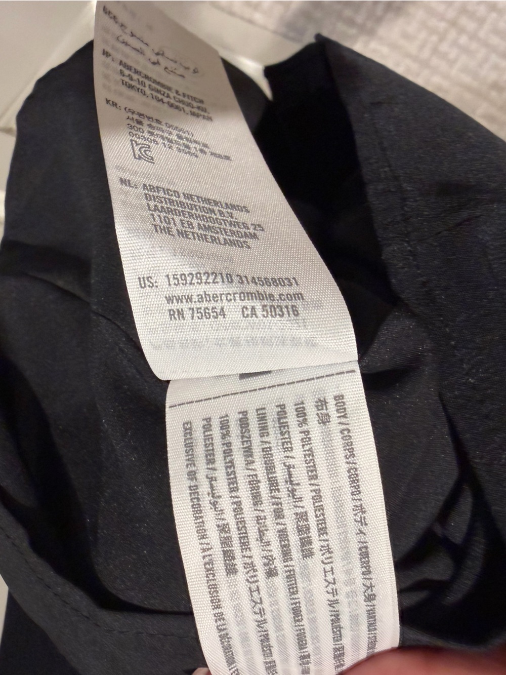 Abercrombie Halter Midi Dress - NWT - Black - Size L - Picture 11 of 12